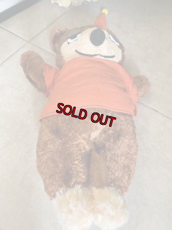 画像7: Travelodge Sleepy Bear Plush Doll with Orange Cap 50-60’s (C)  / トラべロッジ スリーピーベア ぬいぐるみ (7)