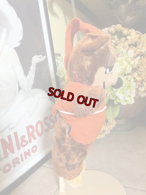 画像5: Travelodge Sleepy Bear Plush Doll with Orange Cap 50-60’s (C)  / トラべロッジ スリーピーベア ぬいぐるみ (5)