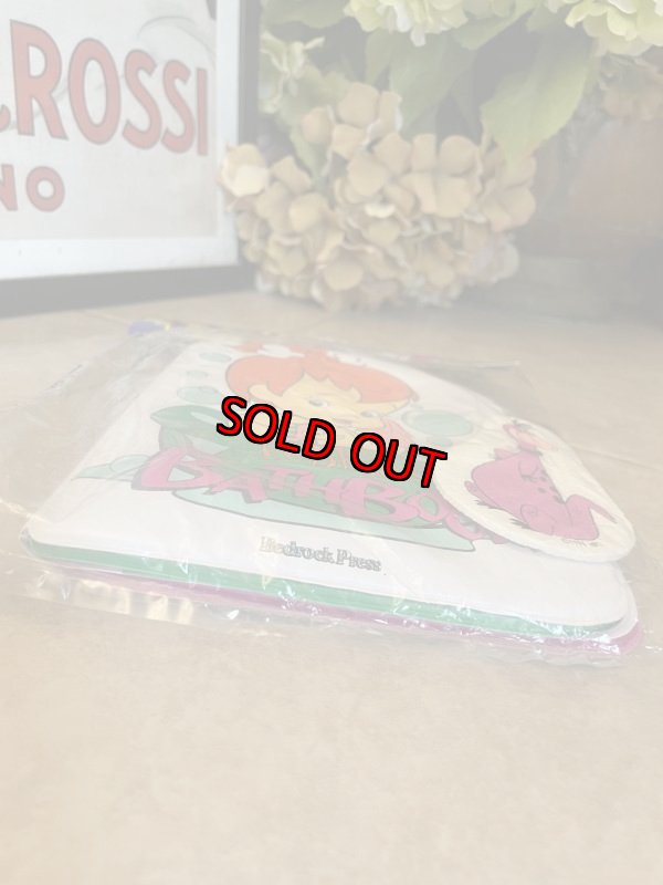 画像8: Hanna Barbera Flintstones Plastic Pebbles Bathing Buddy 1994 / フリントストーン　プラスチック製　ペブルス　お風呂の本 (8)