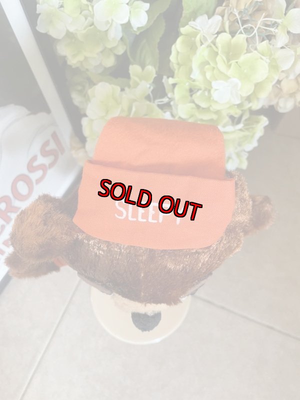 画像2: Travelodge Sleepy Bear Plush Doll with Orange Cap 50-60’s (C)  / トラべロッジ スリーピーベア ぬいぐるみ (2)