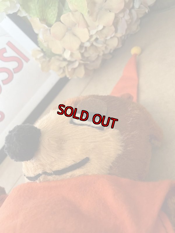 画像9: Travelodge Sleepy Bear Plush Doll with Orange Cap 50-60’s (C)  / トラべロッジ スリーピーベア ぬいぐるみ (9)