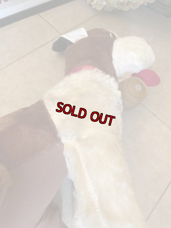 画像12: Carnival Saint Bernard Dog Stuffed Plush Doll / カーニバル　セントバーナード　ちょっと大きめぬいぐるみ　 (12)
