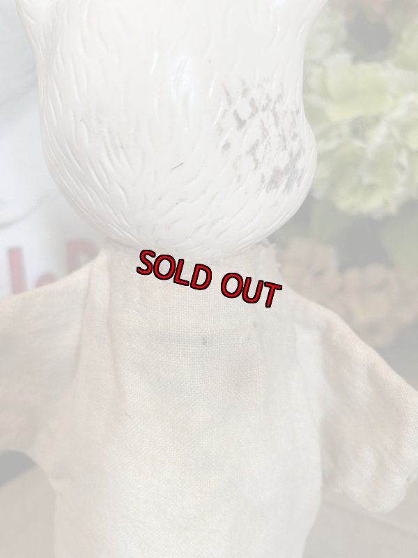 画像9: Teddy Snow Crop rubber face Hand puppet / テディ　スノー　クロップのラバーフェイスハンドパペット (9)