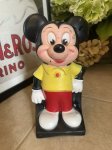 画像1: Disney Mickey Mouse  Vinyl doll coin bank / ディズニーのミッキーマウス　ソフビ　貯金箱 (1)