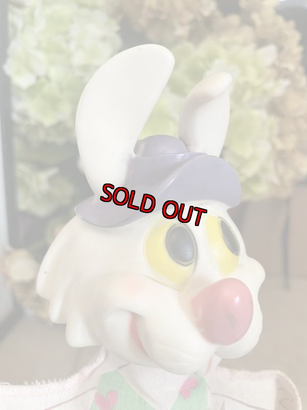 画像7: Hanna Barbera Ricochet Rabbit rubber face hand Puppet  / ハンナバーベラ リコシェ ラビット、ラバーフェイスのハンドパペット (7)