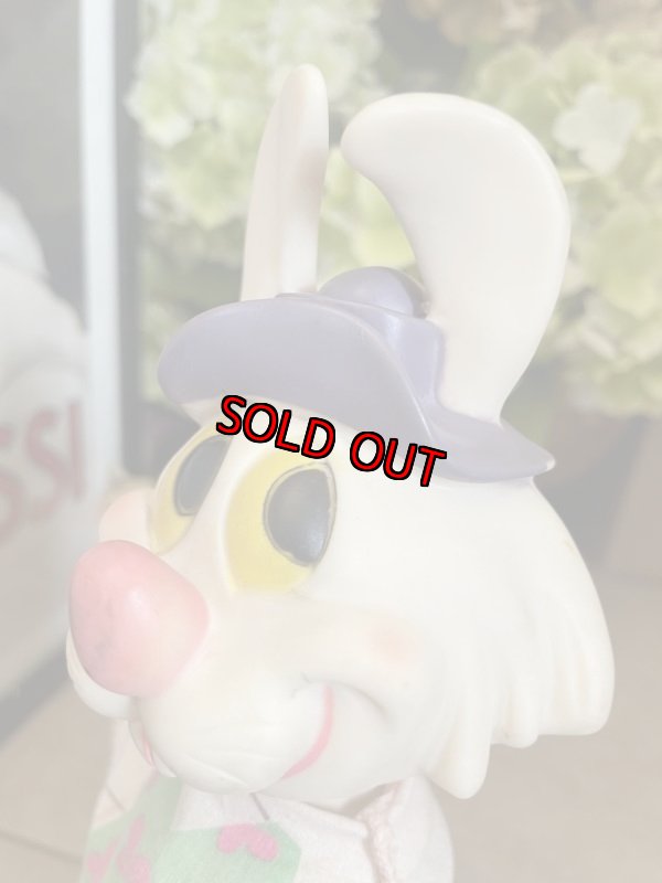 画像9: Hanna Barbera Ricochet Rabbit rubber face hand Puppet  / ハンナバーベラ リコシェ ラビット、ラバーフェイスのハンドパペット (9)