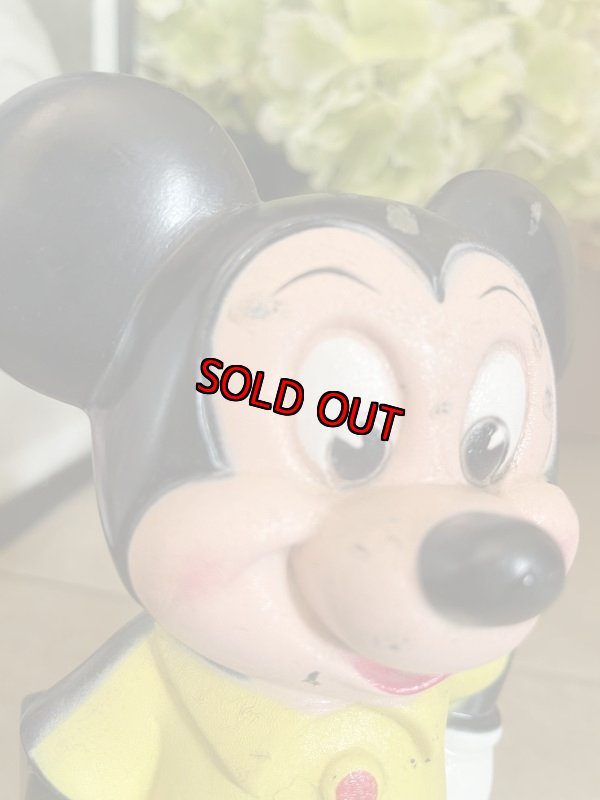 画像6: Disney Mickey Mouse  Vinyl doll coin bank / ディズニーのミッキーマウス　ソフビ　貯金箱 (6)
