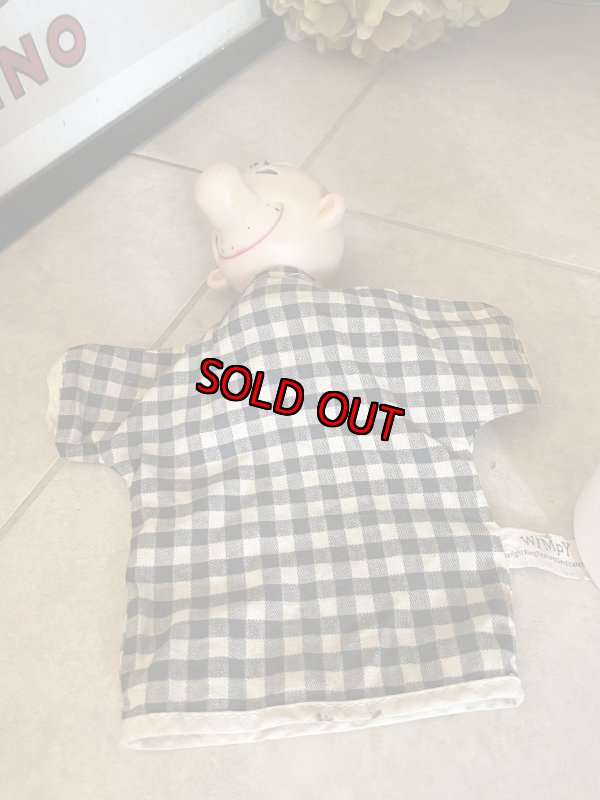 画像11: Popeye Wimpy Rubber Face Gund Hand puppet / ポパイ、ウィンピーのハンドパペット (11)