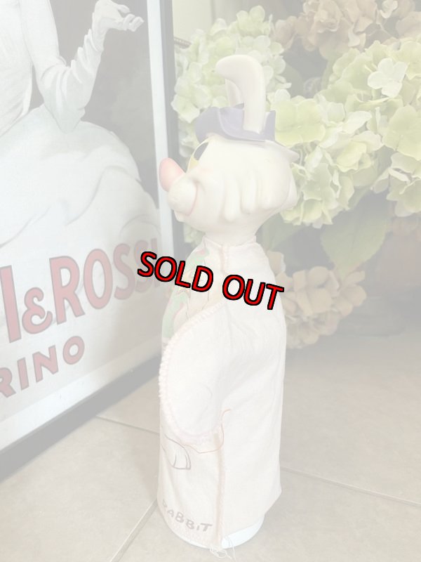 画像3: Hanna Barbera Ricochet Rabbit rubber face hand Puppet  / ハンナバーベラ リコシェ ラビット、ラバーフェイスのハンドパペット (3)