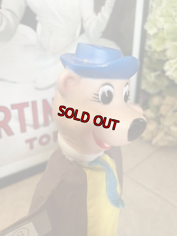 画像9: Hanna Barbera Yogi Bear Face Rubber Hand Puppet Fabric 1959 (B) / ハンナバーベラ　ヨギベア　ラバーフェイス　パペット　布 (9)