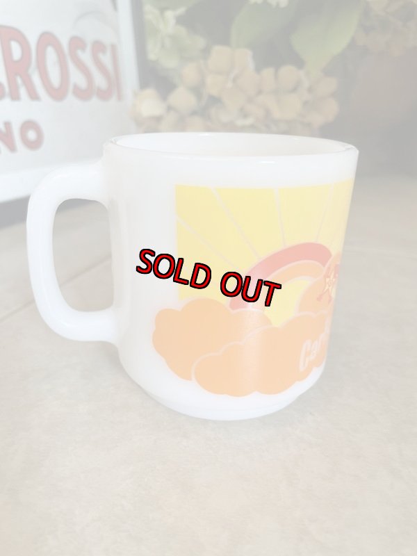 画像3: Carl’s Jr Glasbake milk glass mug / カールスジュニア　グラスベイク　ミルクグラス　マグ (3)