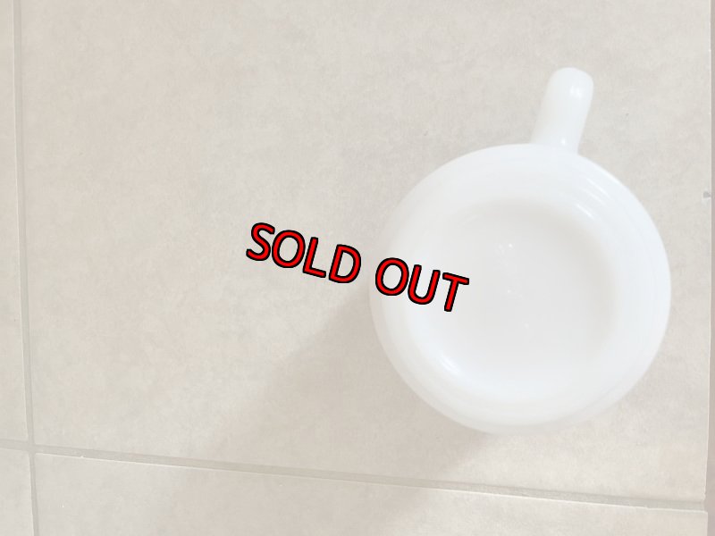 画像7: Carl’s Jr Glasbake milk glass mug / カールスジュニア　グラスベイク　ミルクグラス　マグ (7)