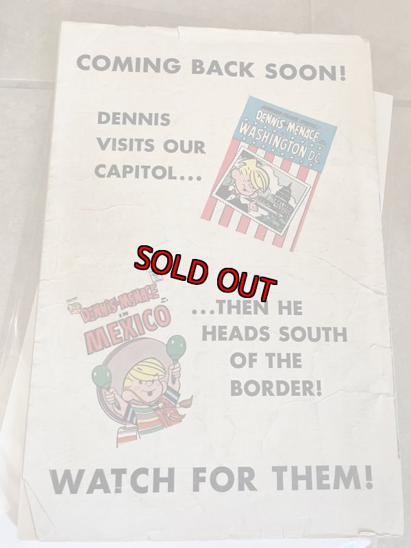 画像9: Dairy Queen Dennis The Menace  3 Books 1962,63 (C) / ディリークィーン　デニス　ザ　メナス　コミックブック　3冊セット (9)