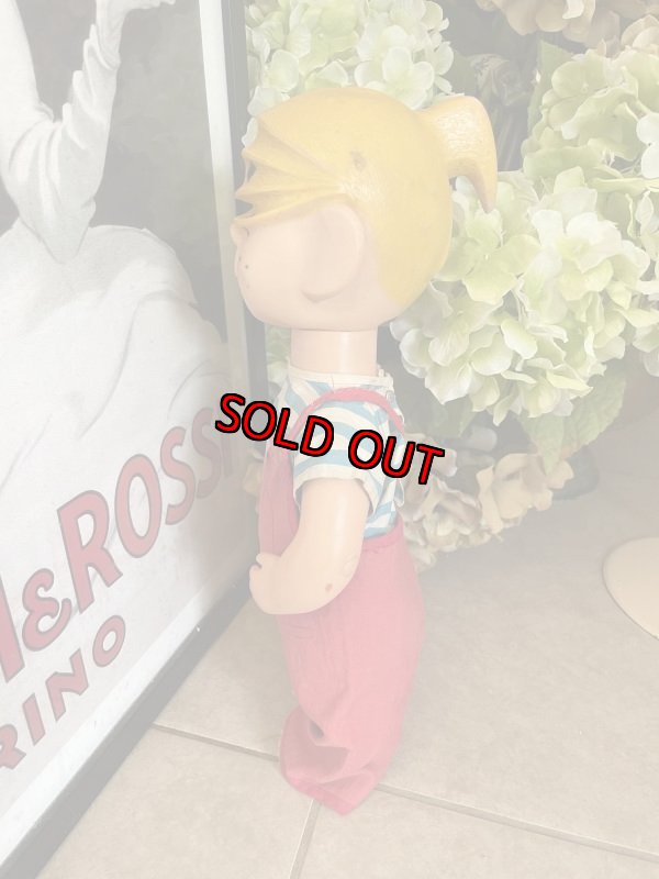 画像2: Dennis the Menace Rubber doll Red Overall 1958 (D) / わんぱくデニス　ラバードール　レッドオーバーオール (2)