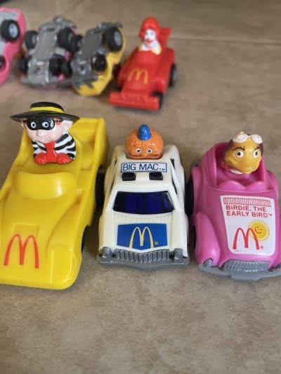 画像1: McDonald’s meal toy set of 7 / マクドナルドのミニカー　ミールトイ  80年代　7点セット