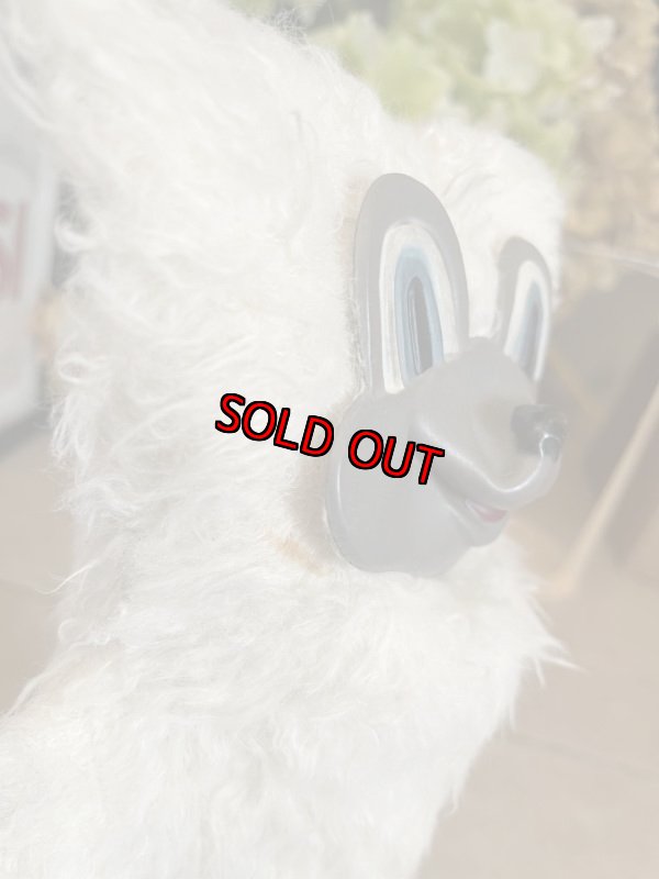 画像7: Teddy Snow Crop rubber face Plush doll Hand puppet / テディ　スノー　クロップのラバーフェイスハンドパペット (7)