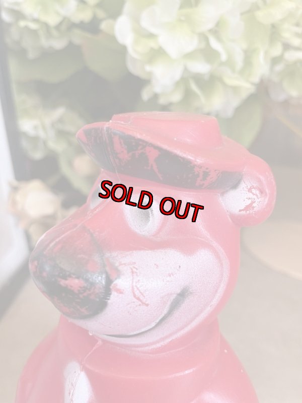 画像7: Hanna Barbera Yogi Bear Red Rolly Polly  / ハンナバーベラ　ヨギベア　レッド　起き上がりこぼし　 (7)