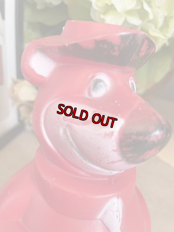 画像6: Hanna Barbera Yogi Bear Red Rolly Polly  / ハンナバーベラ　ヨギベア　レッド　起き上がりこぼし　 (6)