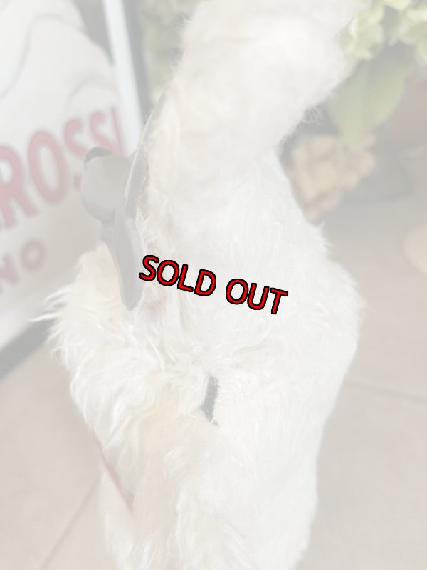 画像4: Teddy Snow Crop rubber face Plush doll Hand puppet / テディ　スノー　クロップのラバーフェイスハンドパペット (4)