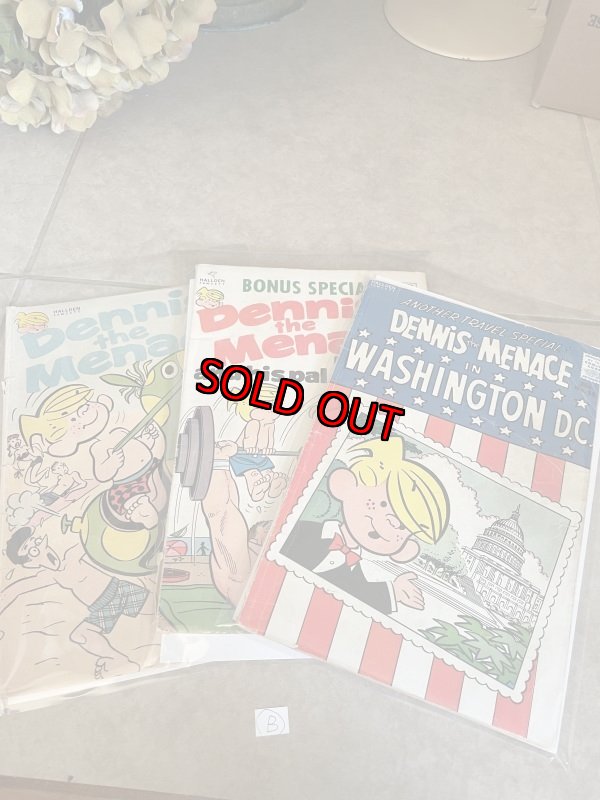 画像1: Dairy Queen Dennis The Menace  3 Books 1962,63 (B) / ディリークィーン　デニス　ザ　メナス　コミックブック　3冊セット (1)