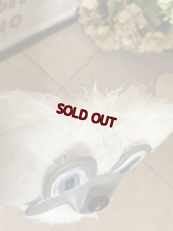 画像8: Teddy Snow Crop rubber face Plush doll Hand puppet / テディ　スノー　クロップのラバーフェイスハンドパペット (8)