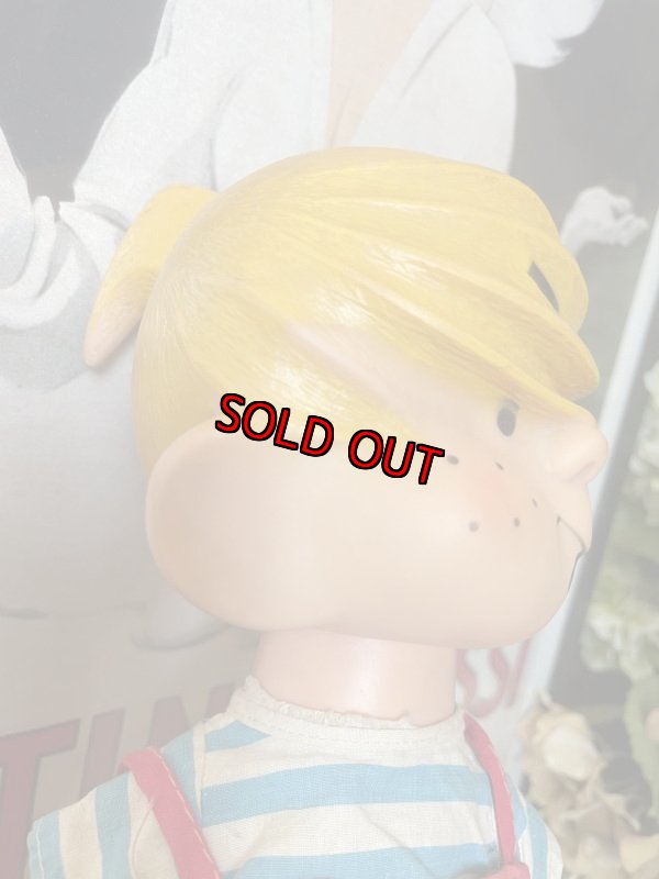 画像9: Dennis the Menace Rubber doll Red Overall 1958 (D) / わんぱくデニス　ラバードール　レッドオーバーオール (9)