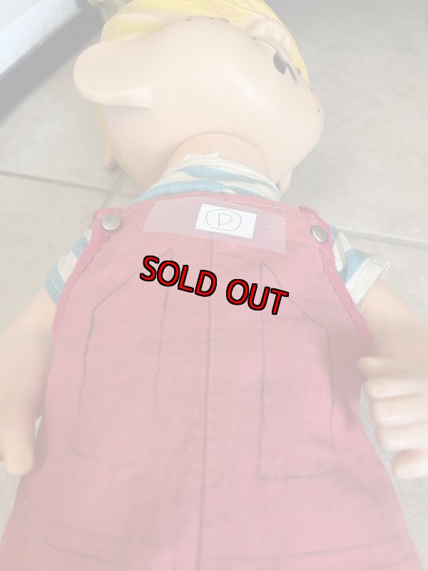 画像8: Dennis the Menace Rubber doll Red Overall 1958 (D) / わんぱくデニス　ラバードール　レッドオーバーオール (8)