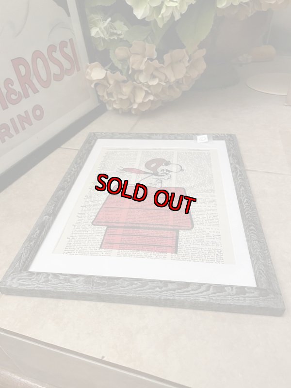 画像7: Peanuts Snoopy Red Baron wall Frame (C) / ピーナッツ　スヌーピー  レッドバロン　アートプリント　壁掛けフレーム (7)