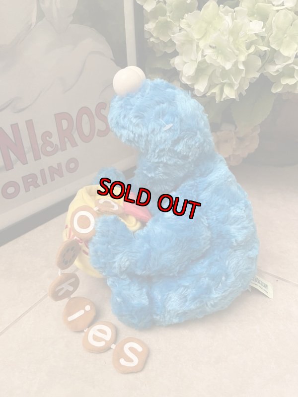 画像4: Sesame Street Cookie Monster Plush Doll with cookie jar & cookies  (B) 2002/ セサミストリート クッキーモンスター クッキージャー ぬいぐるみ (4)