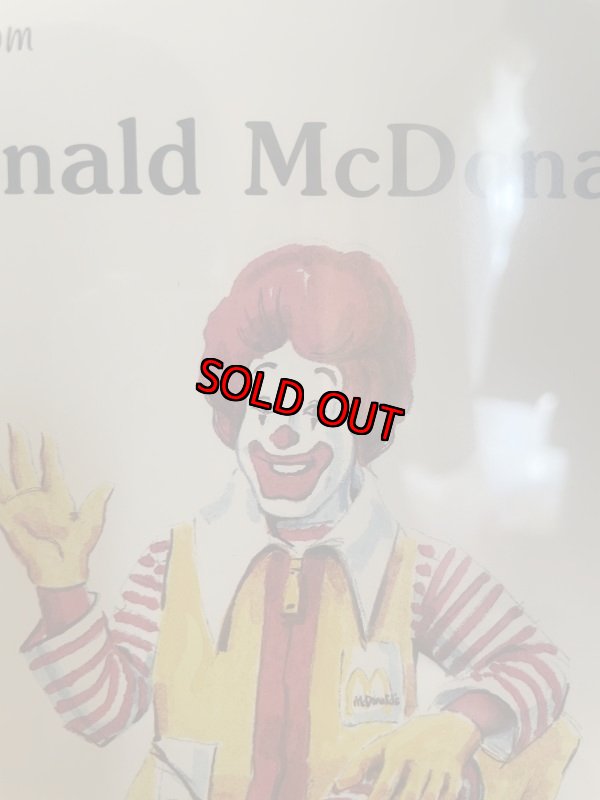 画像4: McDonald’s Ronald  wall Frame / マクドナルド　ロナルド  壁掛けフレーム (4)