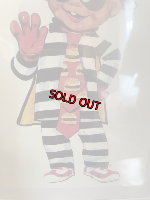 画像3: McDonald’s hamberglar wall Frame / マクドナルド　ハンバーグラー　壁掛けフレーム (3)