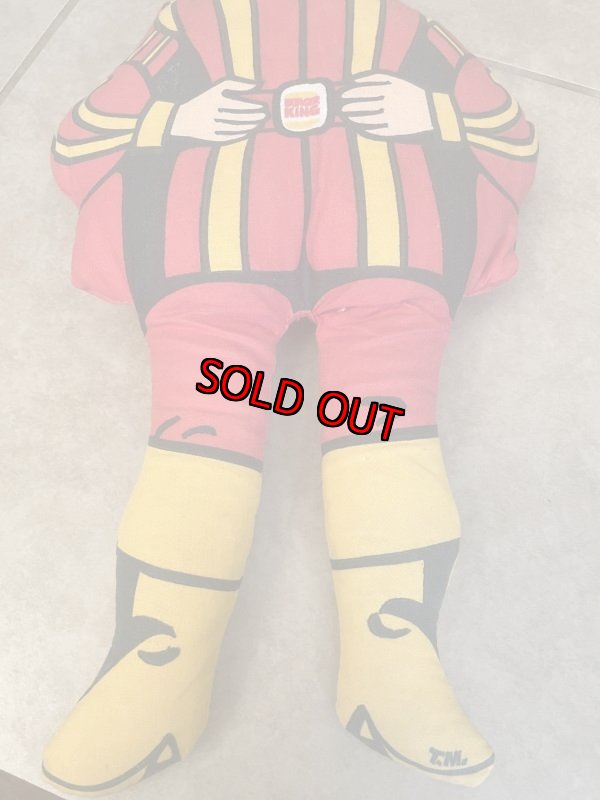 画像9: Burger King Skinny Pillow Doll (B) / バーガーキングのピロードール 70年代　スリム (9)