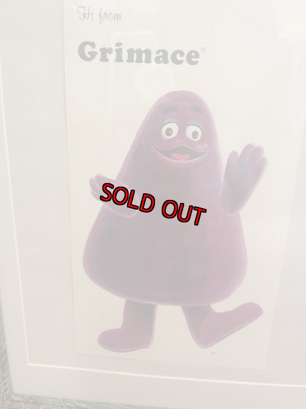 画像7: McDonald’s Grimace wall Frame / マクドナルド　グリマス 壁掛けフレーム (7)