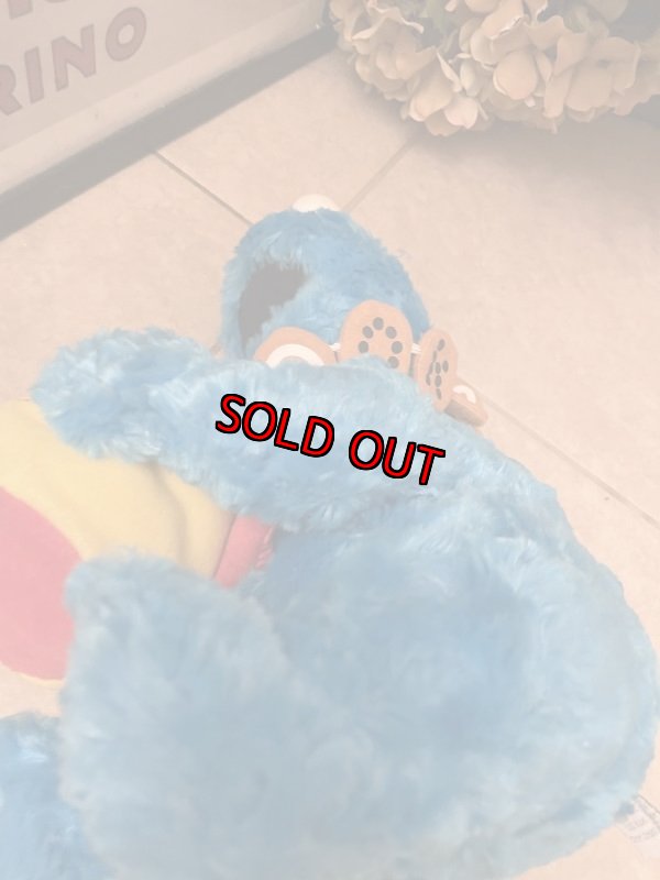 画像11: Sesame Street Cookie Monster Plush Doll with cookie jar & cookies  (B) 2002/ セサミストリート クッキーモンスター クッキージャー ぬいぐるみ (11)