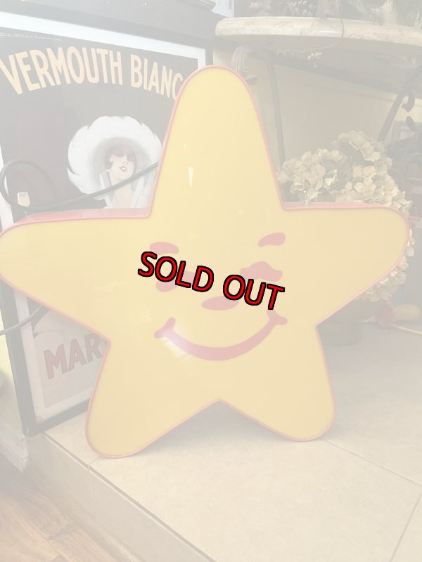 画像1: Carl’s Jr Lighted Up Star Store Display sign / カールスジュニア星のサイン　電光看板、ストアディスプレイ (1)