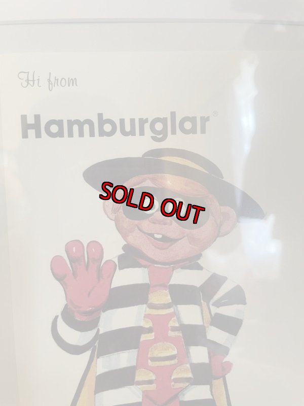 画像2: McDonald’s hamberglar wall Frame / マクドナルド　ハンバーグラー　壁掛けフレーム (2)