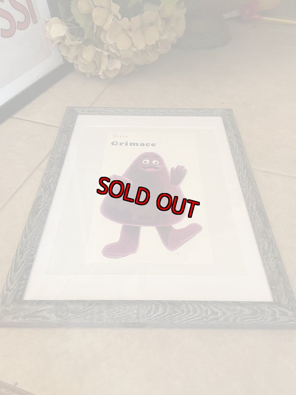 画像6: McDonald’s Grimace wall Frame / マクドナルド　グリマス 壁掛けフレーム (6)