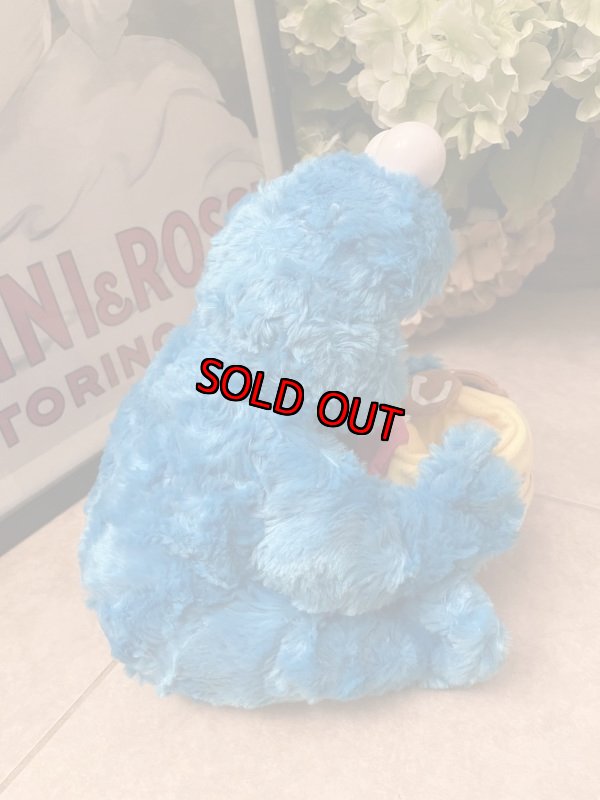 画像7: Sesame Street Cookie Monster Plush Doll with cookie jar & cookies  (B) 2002/ セサミストリート クッキーモンスター クッキージャー ぬいぐるみ (7)