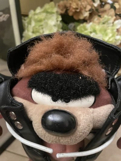 画像1:  Looney Tunes Tasmanian Devil Jacket  clothe Plush Doll (C) /  ルーニーテューンズ  タスマニアデビル　ジャケット着てる　ぬいぐるみ　