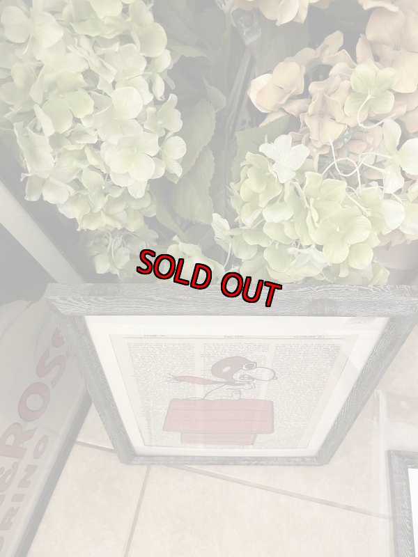 画像3: Peanuts Snoopy Red Baron wall Frame (A) / ピーナッツ　スヌーピー  レッドバロン　アートプリント　壁掛けフレーム (3)