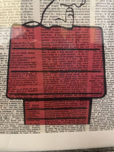 画像2: Peanuts Snoopy Red Baron wall Frame (A) / ピーナッツ　スヌーピー  レッドバロン　アートプリント　壁掛けフレーム