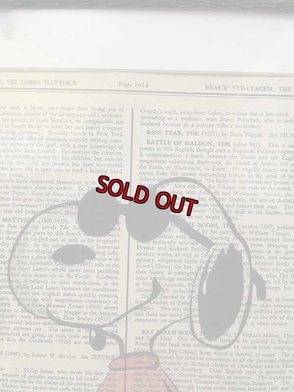 画像3: Peanuts Snoopy Cool Joe wall Frame (B) / ピーナッツ　スヌーピー  クールジョー　アートプリント　壁掛けフレーム (3)