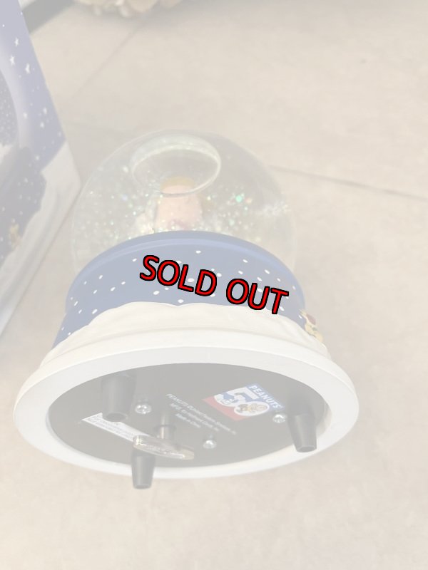 画像13: Peanuts Snoopy Christmas Snow Globe musical ball  with box / ピーナッツ、スヌーピー 箱入りスノーボールのオルゴール (13)