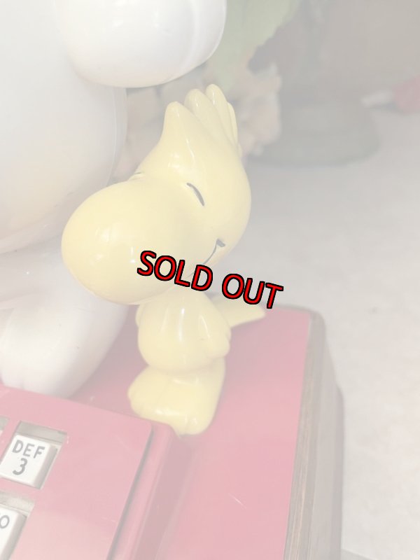 画像12: Snoopy & Woodstock plastic home telephone 1976 /  スヌーピー ウッドストックのプラスチック製 固定電話 電話機 (12)