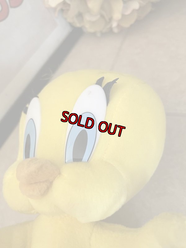 画像8:  Looney Tunes Tweety Plush Doll (B) 1998 / ルーニーテューンズ   トゥイーティー 吸盤付きぬいぐるみ　 (8)