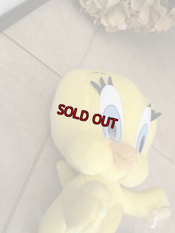 画像9:  Looney Tunes Tweety Plush Doll (B) 1998 / ルーニーテューンズ   トゥイーティー 吸盤付きぬいぐるみ　 (9)