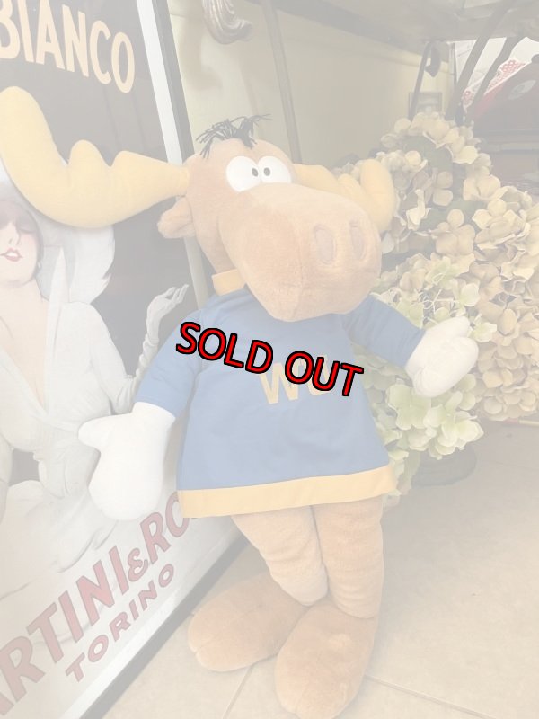 画像2: Bullwinkle Plush Doll 2001 / ロッキー＆ブルウィンクル　ぬいぐるみ (2)