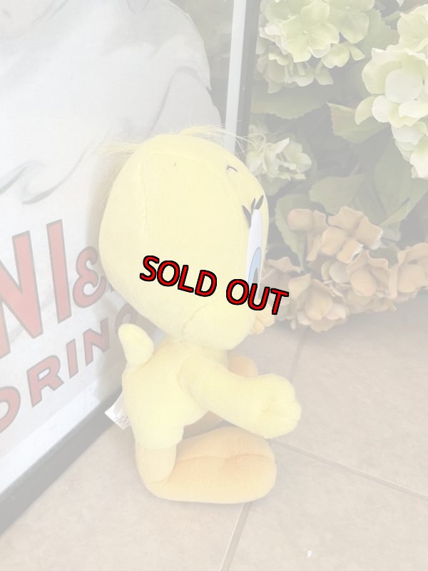 画像4:  Looney Tunes Tweety Plush Doll (B) 1998 / ルーニーテューンズ   トゥイーティー 吸盤付きぬいぐるみ　 (4)