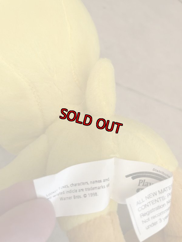 画像13:  Looney Tunes Tweety Plush Doll (B) 1998 / ルーニーテューンズ   トゥイーティー 吸盤付きぬいぐるみ　 (13)