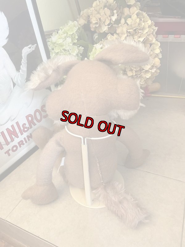 画像4: Looney Tunes  Wile. E. Coyote Plush Doll with tag 1971 / ルーニーチューンズ ワイリーコヨーテ ぬいぐるみ 1971年 (4)